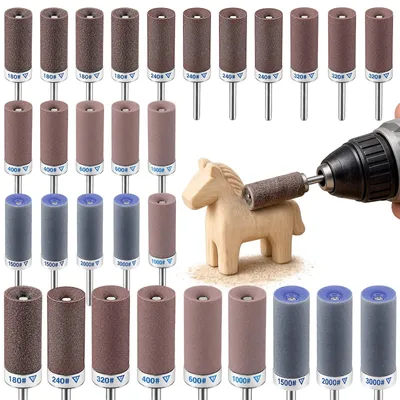 Image de Omgoods - Ensemble de 30 accessoires abrasifs pour outil Dremel