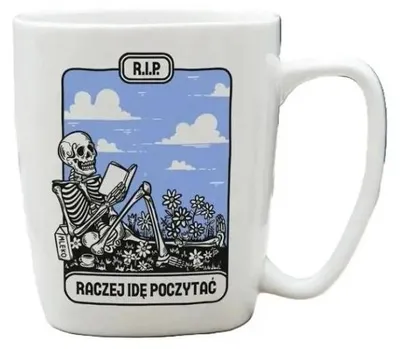 Immagine prodotto di Tazza R.I.P. (Raczej Idę Poczytać)