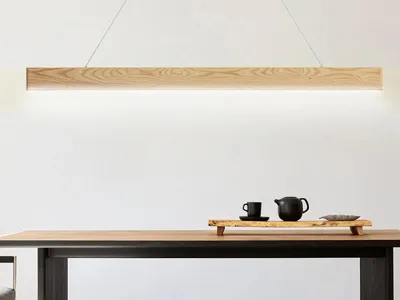 Obrázok produktu pre Drevený luster na lanku z masívneho dreva LED 26W / 1500 - WRL0122