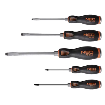 Zdjęcie produktu dla NEO TOOLS Wkrętaki do pobijania, S2, zestaw 5 szt.
