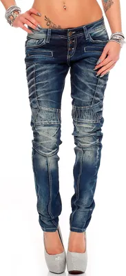 Produktbild von Cipo & Baxx Damen Jeans WD255 Blue W27/L34