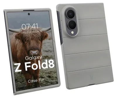 Produktbild von Robuste Handyhülle für Galaxy Z Fold8, Bizon Case Tur, Hellgrau