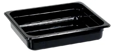 Produktbild von Gastronormbehälter, Serie Standard, Polycarbonat, Schwarz, Gn 1/2, 325X265X65 Mm