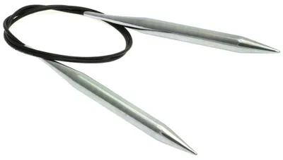 Produktbild von Lana Grossa RUNDSTRICKNADEL Messing Länge 60 cm/80 cm - verschiedene Stärken Größe 80 cm / 10.0 mm