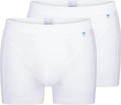 Produktbild von Schiesser 2er Pack Long Life Baumwolle Retro Short / Pant Angenehm weich und perfekt sitzend, Hochwertige Baumwolle für besten Tragekomfort, Komfortabler Bund mit modernem Logo