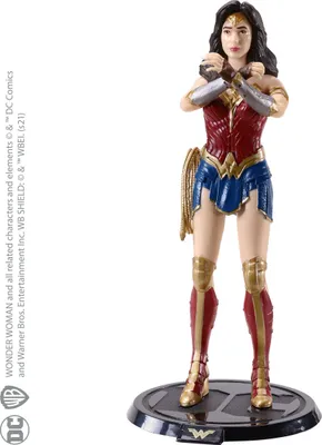 Produktbild von Noble Collection DC Comics Bendyfigs Biegefigur Wonder Woman 19 cm