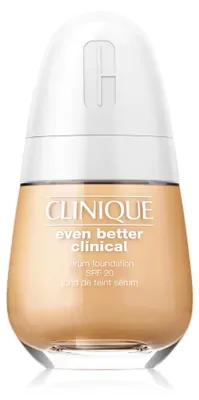 Produktbild von Clinique Even Better Clinical Foundation SPF 20, Pumpenflasche, Flüssigkeit, Mischhaut, normale Haut, ölige Haut, Aufhellend, Mattierend, Feuchtigkeitsspendend, Glättend, Licht, Warm