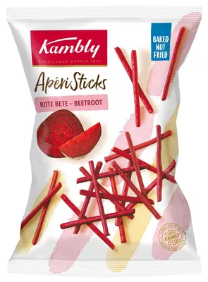Produktbild von Kambly Apéri Sticks Rote Bete 80g