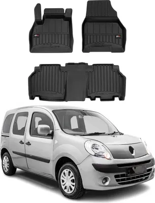 Immagine prodotto di 2007-2021 Renault Kangoo tappetini TPE nero 3 pz