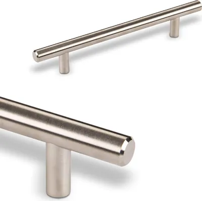 Produktbild von Möbelgriff Stangengriff Bohrlochabstand 128 mm gebürstet Stangengriffe - 20 Stück