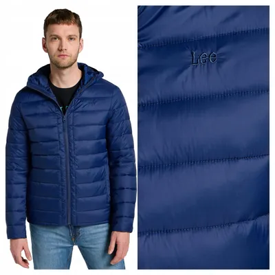 Immagine prodotto di Lee puffer jacket True Navy Piumino leggero blu navy con cappuccio, taglia S