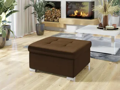 Image de Tabouret de salon NELLI 1 - marron 4