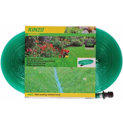 Produktbild von KINZO Flacher Bewässerungsschlauch, 15 m