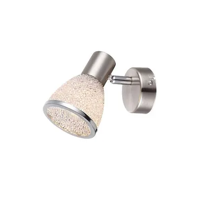 Produktbild von Globo Rachel Strahler Nickel matt, 1xE14 LED; 56041-1