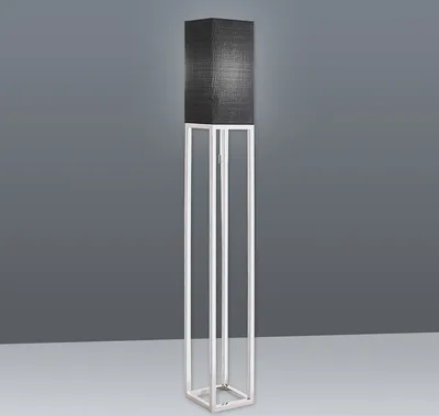 Produktbild von Näve Stehleuchte - Material: Metall, Kuststoff, Textil - Schirm Farbe: dunkelgrau Fuß Farbe: chrom; 2064822