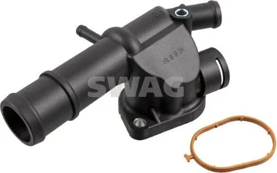Produktbild von SWAG 33 10 4737 Kühlmittelflansch für VW GOLF VI (5K1) Wasserflansch