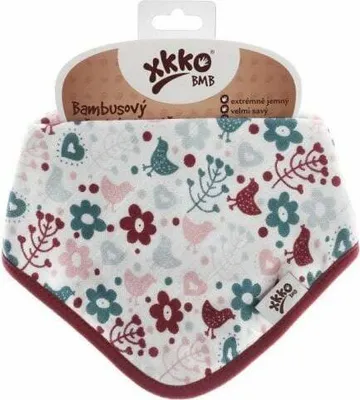 Obrázok produktu pre XKKO BMB - Slintáčik/Šatka - Flowers&Birds Girls