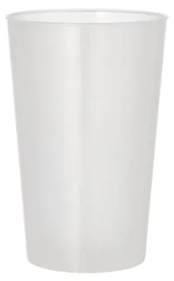 Produktbild von Mehrweg-Trinkbecher PP 0,5 l Ø 9,2 cm · 13,9 cm transluzent extra stabil