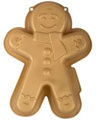 Produktbild von GKA XL Backform Silikon Lebkuchenmann Pfefferkuchenmann 28 cm Weihnachten Advent Kuchenbackform Silikonform Form Backen Kuchenform