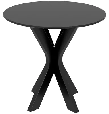 Imagen del producto de Mesa de comedor - Mesa de cocina - Mesa redonda - Mesa para cenas - Mesa para el comedor - Diseño moderno - Compacta, con un diámetro de 78 cm