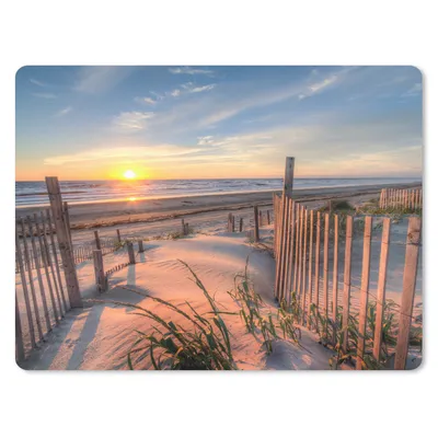 Produktbild von MuchoWow® Mauspad Mousepad Strand - Meer - Düne - Sonnenuntergang - Landschaft 23x19 cm - Mousepads - Maus Mat - Pad - Mausunterlage - Schreibtischunterlage - Mauspad