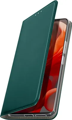 Produktbild von Avizar, Wallet Cover für Motorola Moto G85, Kartenfach und Ständer, Dunkelgrün