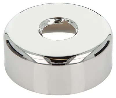 Produktbild von tecuro Gewinderosette 3/4 Zoll x Ø 80 mm x Höhe 30 mm, Messing verchromt