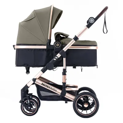 Produktbild von Daliya® NEOMOVE 2in1 Kinderwagen, Babywanne & Sportsitz in einem, Buggy, Alu-Rahmen, Reisekinderwagen, Kombikinderwagen mit großen Einkaufskorb