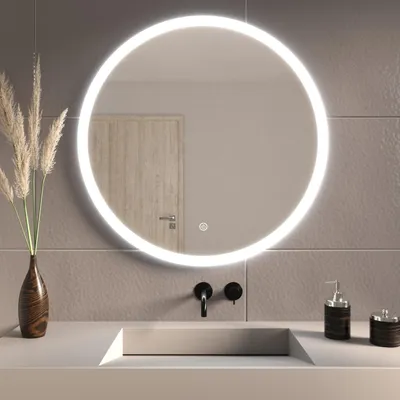 Zdjęcie produktu dla LOMAZOO lustro łazienkowe 80 cm, złote, LED