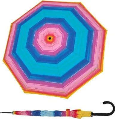 Obrázek produktu pro Doppler Fiber Flex Long AC Happy pink - dámský holový vystřelovací deštník