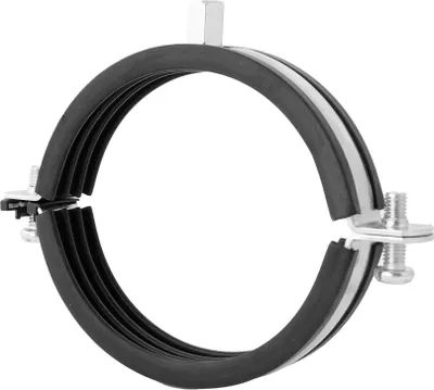 A single pipe clamp is shown against a white background.