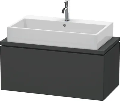 Produktbild von Konsolenunterschrank L-CUBE 400x920x477mm graphit matt graphit matt