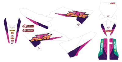 Image de Kit de décoration rétro pour KTM 23