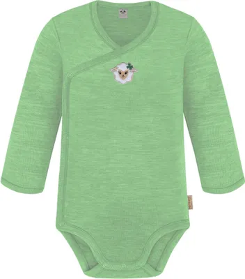 Produktbild von normani Baby Merino Wickelbody Langarm