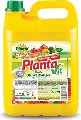 Zdjęcie produktu dla Nawóz Wieloskładnikowy Planta Płyn 5,5 Kg 5 L