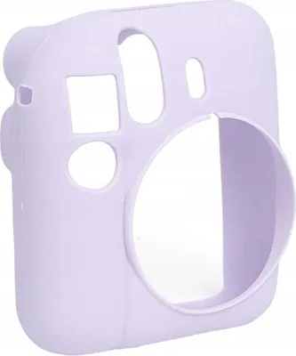 Zdjęcie produktu dla Futerał Etui Pokrowiec Case do FujiFilm Fuji INSTAX Mini 12 / Silikonowy / Fioletowy