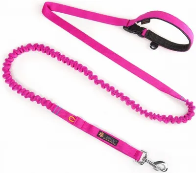 Produktbild von JoQu Two Runners Leine mit Ruckdämpfer, Pink