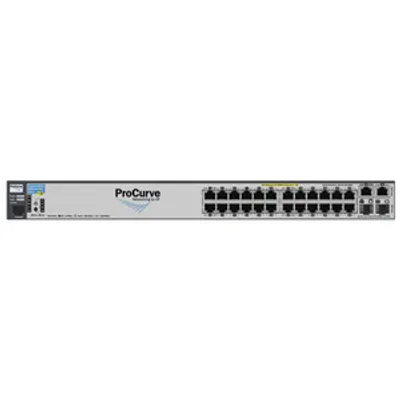 Produktbild von HPE ProCurve 2610-24, Managed, Vollduplex, Power over Ethernet (PoE), Rack-Einbau, 1U