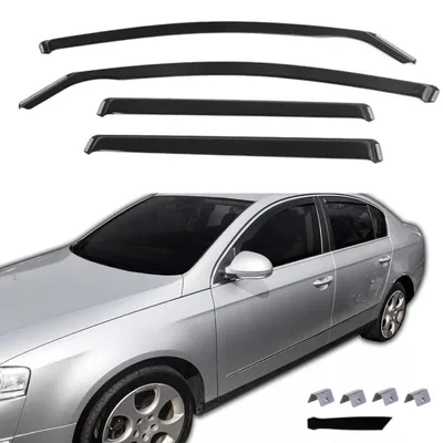 Produktbild von 4-teiliges Set Windabweiser für PASSAT B6/B7 4D Limousine