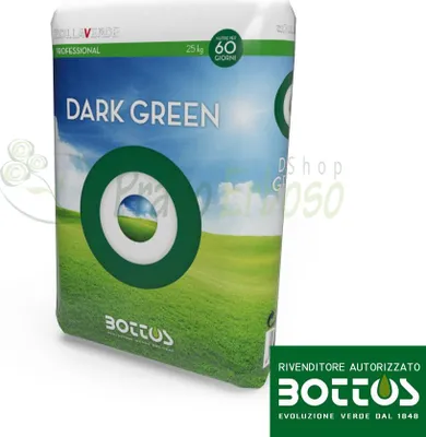 Produktbild von Bottos Dark Green 11-0-0 + 3 MgO + 4,5 Fe - 25 kg Rasendünger