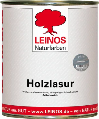 Produktbild von Wetterfeste Holzlasur für Außen 123 Friesenblau 0,75 Liter - offenporiger Holzschutz mit Filmschutz gegen Pilzbefall - für Fenster, Türen, Zäune & Pergolen - wasserabweisend, lasierend