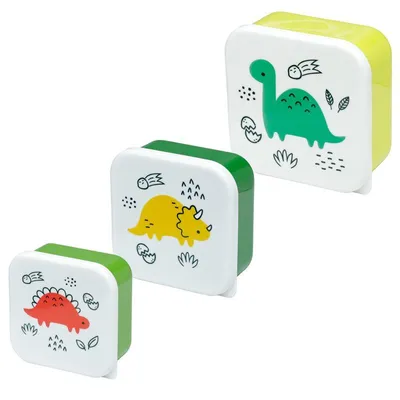 Produktbild von Dinosaurier Vesperdosen im 3er Set