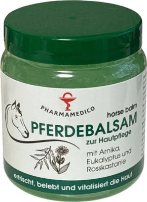 Produktbild von Pharmamedico Pferdebalsam Arnika, Eukaliptus, Rosskastani 500ml