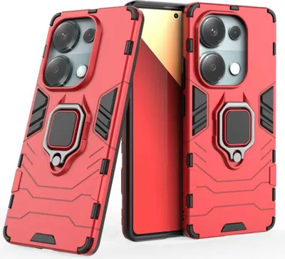 Immagine prodotto di Custodia Lenuo Armor per Xiaomi Redmi Note 13 Pro rossa
