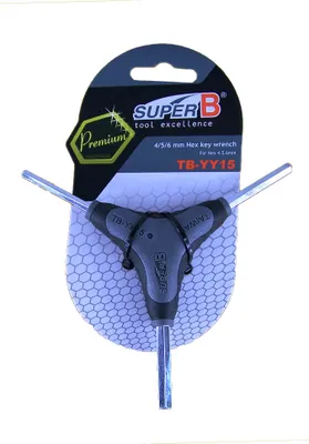 Produktbild von SuperB Dreiarm-Schlüssel TB-YY15, Premium