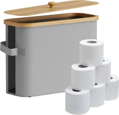 Immagine prodotto di Portarotolo per carta igienica, portarotolo in tessuto, 12 rotoli