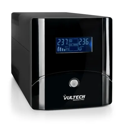 Immagine prodotto di Vultech UPS1500VA-PRO Gruppo di Continuità 1500VA 800W 4 Prese AC Linea Interattiva