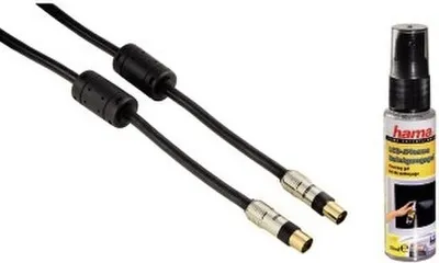 Obrázok produktu pre Anténny kábel 100db 1,5 m + čistič TV
