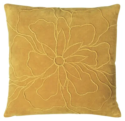 Immagine prodotto di Omgoods - Cuscino "Angeles Bloemen" in cotone vellutato - 45 x 45 cm