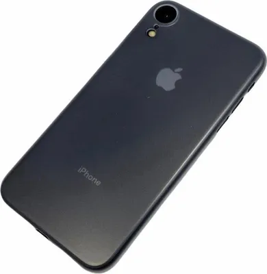 Imagen del producto de CHPN - Funda para teléfono móvil - Funda para teléfono móvil - Compatible con iPhone XR - Funda negra - Color  - Funda para smartphone - Funda negra para iPhone XR - Funda delgada